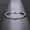 Fashionale Women's Cubic Zirconia Bangle Silver Color/Gold Color Modern Statement Female Hand Accessories Jewelry - Image 7
