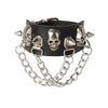 European and American Punk Street Photography Nightclub Pentagram Square Rivet Bracelet Couple PU Leather Bangle - Image 17