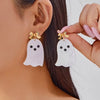 Classic Gothic Black Moon Star Tassel Crystal Earrings For Women Vintage Vampire Bat Water Drop Earring Halloween Charm Jewelry - Image 18