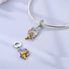 Silver Golden Envelope Whistle Sun Beads Pendants Charms Fit Bracelets Jewelry Gift - Image 3