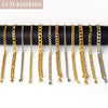 Stainless Steel Couple Men/Woman Bracelets Curb Cuban Link Chains On Hand Rock Bracelet Wrist Jewelry Gifts - Image 1