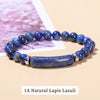 JD Stone Tiger Eye Amethyst Rectangle Bar Charm Bracelet Women Men Stone Powder Crystal Rough Chakra Jewelry - Image 17
