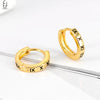 Silver Needle Black White Grid Hoop Earrings for Women Enamel Geometry Earrings Jewelry Gifts - Image 10