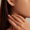 Silver Cute Dachshund Dog Adjustable Rings for Women Open Animal Ring Family Jewelry Gift - Image 2