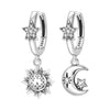 Silver Colorful Love Satellite Drop Earrings Women Earrings Charm Versatile Party Jewelry Gifts - Image 12
