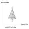 Christma’s Rhinestone Christmas Tree Brooch for Women Unisex Glass Plant Pins Event Party Decoration Clothes Accessories - Image 4