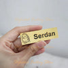 Custom Engrave Photo Text Adhesive Rectangular Plate Mailbox ID Door Tag Plate 70 20mm Stainless Steel Logo Nameplate Brooch - Image 4