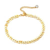 Stainless Steel White Zircon Women's Chain Anklets Minimalist Beach Holiday Dainty Anklet Jewelry Gift To Girls - Image 11