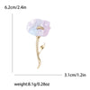 Resin Rose Flower Brooch with Pin Back in Multiple Colors - Image 26