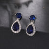 Geometric Drop Colorful Zircon Clip on Earring for Women Without Piercing Ear Clip for Women Wedding Jewelry - Image 7