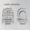 Fake Piercing Strong Magnetic Ear Clip For Men Iced Out Zircon Hip Hop Punk Silver Color Magnet Earrings Women Gifts -5 - Image 6