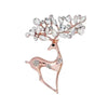 Deer Coat Corsage Christmas Gifts Diamond Female Jewelry Korean Style Brooches Christmas Elk Brooches Rhinestone Pin - Image 5