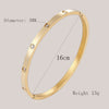 Stainless Steel Cuff Bangle with Crystal Details in Multiple Designs - Image 8