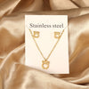 Necklaces Jewelry Sets For Women Girls Stainless Steel Pendant Necklaces And Earrings 2 Pieces Sets Wedding Party Jewelry Gifts - Image 37