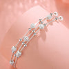 Silver Lucky Bead Bracelets Woman Elegant Multi-layer Adjustable Ball Bracelet Party Jewelry Gifts - Image 5