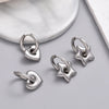 Classic Stainless Steel Heart Star Hoop Earrings For Women Punk Hip Hop Gold Silver Color Y2K Jewelry Female Earrings Oorbellen - Image 2