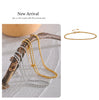 Double-Layer Stainless Steel Chain Anklet in Gold-Tone or Silver-Tone - Image 13