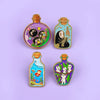 4pcs/Set Anime Ghost Enamel Pin Movie Magic Bottle Brooch Lapel Pin Badge on Backpack Clothing Accessories Jewelry Gifts - Image 5