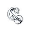 1Pc Titanium Cz Crystal Ear Cartilage Tragus Helix Daith Piercing Internal Thread Lip Stud Labret Piercing Body Jewelry 16G - Image 27