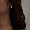 Silver Needle Simple Zircon Crystal Gold Silver Plated Earrings Jewelry Gift Butterfly Flower Girls Earrings - Image 6