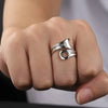 Silver Wrench Adjustable Rings For Women Men Jewelry Accessories Items Everything - Image 2