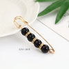 Imitation Pearl and Rhinestone Safety Pin Brooch with Multiple Designs - Image 27