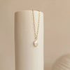 Y-Shaped Stainless Steel Necklace Gold Color Jewelry Rectangle Link Chain Choker Freshwater Pearl Pendant Necklace - Image 3