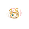 Bohemian Stainless Steel Plated Gold Rings Sets Crystal Star Moon Flower Butterfly Constellation Knuckle Finger Ring for Women - Image 12