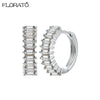13mm Crystal Hoop Earrings for Women Silver Needle Zircon Huggie Small Earrings Hoop Piercing Jewelry Gifts - Image 27