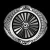 Silver Ring Punk Gear Men's Gold Ring Party Wedding Glamour Jewelry Gift - Image 3