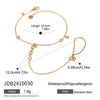 Minimalist Gold Color Plated Stainless Steel Three Layer Bracelet with Fingers and Zircon Women's Accessories Party G - Image 10