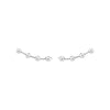 Silver Color Gold Plated Climber Earrings for Women Smooth Piercing Women's Stud Earrings Jewelry - Image 10