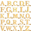 Quality Brass Initial A to Z 26 Letters Pin English Symbol Design Men's Suit Collar Lapel Brooch Pin - Image 1