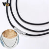 Rope Chain Necklace in 2 mm or 3 mm Widths and 16 to 30 Inch Lengths - Image 1