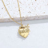 Pink Rhinestone Heart Necklace For Women Gothic Sword Go Through Love Choker Elegant Crystal Flower Necklaces Y2k Jewelry - Image 6