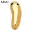 Stainless Steel Geometric Bean Brooches For Women Men 2-color Minimalist Style Brooch Pins Jewelry Gifts - Image 6