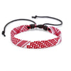 1/4/12Pcs/Lot Arabic Ethnic Style Hand Woven Bracelet Adjustable Lace Up Neutral Beach Surfing Friendship Party Accessory Gift - Image 15