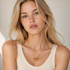 Colorful CZ Hammer Paperclip Chain Necklace Gold Plated 316L Stainless Steel Choker Elegant Women Jewelry - Image 4