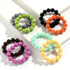 Colorful Acrylic Beaded Bracelet in Multiple Shades - Image 3