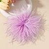 Ostrich Feather Brooch 15CM Lapel Pin Handmade French Style for Women Ladies Wedding Party Jewelry Gift - Image 7