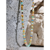 Light Color Stone Beads Handmade Necklace for Women Stainless Steel Metal Women Jewelry Gala Gift - Image 3