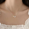Silver Irregular Starfish Pearl Pendant Choker Necklace For Women Classic Jewelry Summer Accessories Gift - Image 3