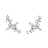 A Girl 1Pcs Stars Five-Pointed Star Zircon Earring Flowers Inlaid No Ear Hole Ear Clip on Earring for Girl Women Gift - Image 9