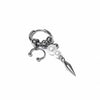 Titanium Steel Pearl Rivets Pendant Earrings For Women Men Street Punk Irregular Long Hoop earrings Hip Pop Accessories - Image 6
