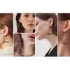 Stainless Steel Big Circle Hoop Earrings for Women,Gold Plated 25mm-70mm Loop Jewelry - Image 4