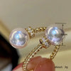Temperament Double Imitation Pearl Open Ring Twist Gold Color Band Women's Accessories Wedding Jewelry - Image 6
