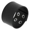Wide Cuff Wrap Gothic Steampunk Wristband Punk Rock Biker Strap Pu Leather Bracelet For Men Women Jewelry - Image 1
