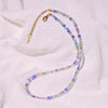 4MM Shiny Crystal Stainless Steel Necklace for Women Colorful Glass Beads Jewelry Accessories - Image 11