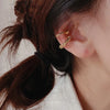 C-Shaped Non-Piercing Ear Cuff Clip Earring Set - Image 9