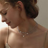 Faceted Amethyst Pearl Necklace Thin Beads Temperament Clavicle Chain Niche Design Women Jewelry - Image 2